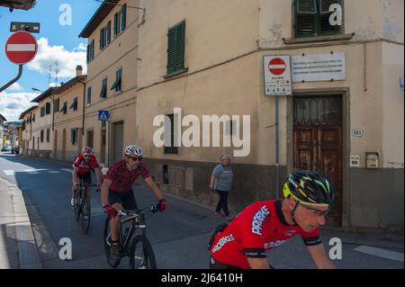 Ponte a Ema, Florenz, Italien 15/05/2016: Geburtsort des Radsportmeisters Gino Bartali. © Andrea Sabbadini Stockfoto