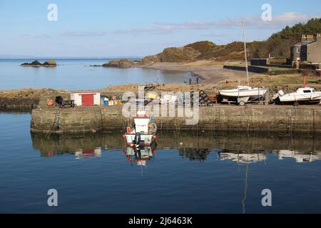 Dunure - Schottland Stockfoto