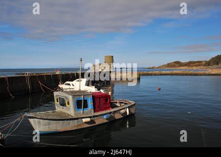 Dunure - Schottland Stockfoto