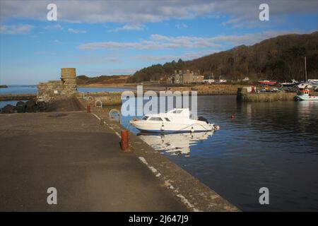 Dunure - Schottland Stockfoto