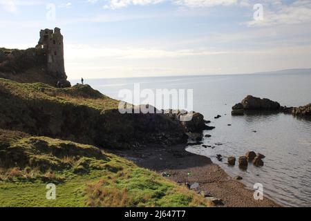 Dunure Schloss Stockfoto