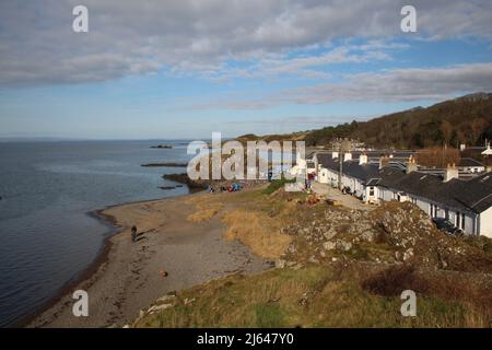 Dunure - Schottland Stockfoto