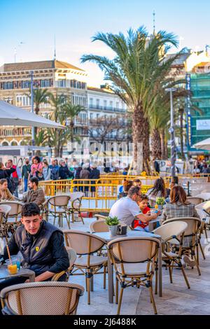 Tägliches Leben in Valencia, Spanien, 2022 Stockfoto