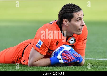 Florenz, Italien. 27. April 2022. Marco Silvestri (Udinese Calcio) während ACF Fiorentina vs Udinese Calcio, italienische Fußballserie A Spiel in Florenz, Italien, April 27 2022 Quelle: Independent Photo Agency/Alamy Live News Stockfoto