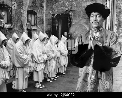 CHRISTOPHER LEE, DAS GESICHT DER FU MANCHU, 1965 Stockfoto