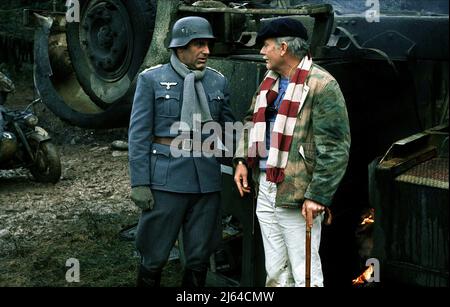 MAXIMILIAN SCHELL, SAM PECKINPAH, EISENKREUZ, 1977 Stockfoto