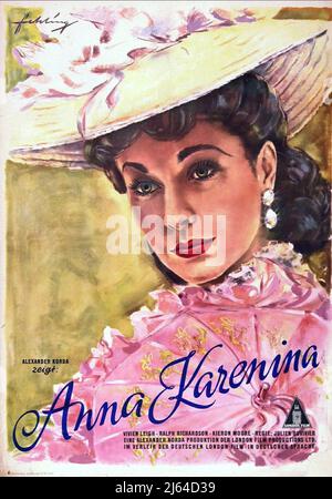 FILMPLAKAT, ANNA KARENINA, 1948 Stockfoto