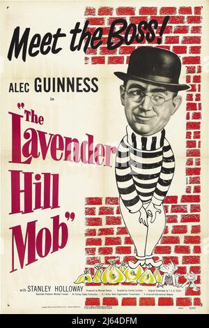 ALEC GUINNESS POSTER, DER LAVENDELHÜGEL MOB, 1951 Stockfoto