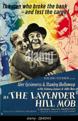 ALEC GUINNESS, STANLEY HOLLOWAY POSTER, THE LAVENDER HILL MOB, 1951 Stockfoto