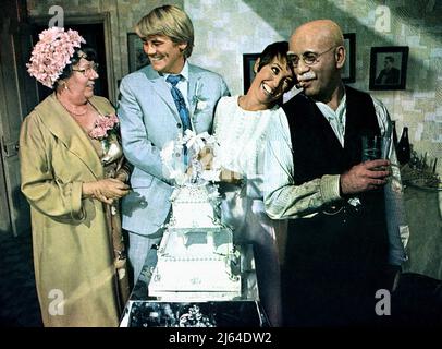 NICHOLS, BOOTH, STUBBS, MITCHELL, TILL DEATH US DO PART, 1965 Stockfoto