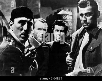 JEFFRIES, MILLS, FORBES, RHODES, DIE GESCHICHTE VON COLDITZ, 1955 Stockfoto