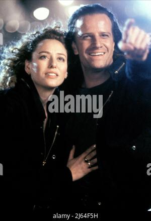 VIRGINIA MADSEN, CHRISTOPHER LAMBERT, HIGHLANDER II: THE QUICKENING, 1991 Stockfoto