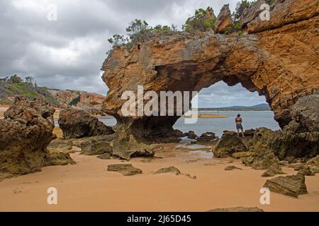 Stackys Bight in Killiecrankie Bay, Flinders Island Stockfoto