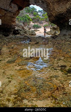 Stackys Bight in Killiecrankie Bay, Flinders Island Stockfoto