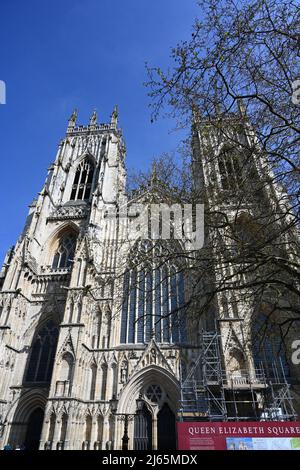 Kathedrale und metropolitische Kirche von Saint Peter, Deangate. York Minster Stockfoto