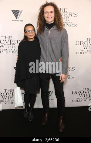 Sydney, Australien. 28.. April 2022. TBC nimmt an der Premiere von The Drover’s Wife auf dem roten Teppich im Ritz Cinemas – 45 St Pauls Street, Randwick, Teil. Kredit: Richard Milnes/Alamy Live Nachrichten Stockfoto