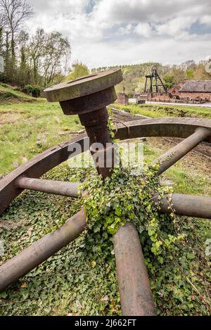 Blist Hills viktorianische Stadt, Teil der Ironbridge Gorge UNESCO Weltkulturerbe, Telford. Ein Freilichtmuseum mit Straßen, Geschäften, Geschäften, Industrie usw. Stockfoto