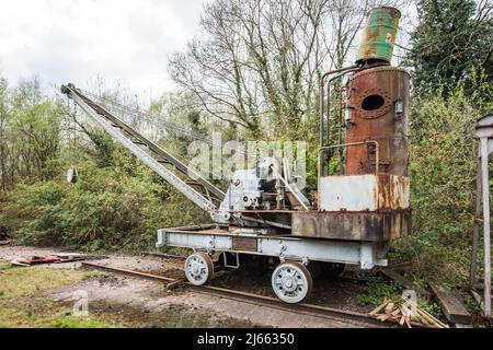 Blist Hills viktorianische Stadt, Teil der Ironbridge Gorge UNESCO Weltkulturerbe, Telford. Ein Freilichtmuseum mit Straßen, Geschäften, Geschäften, Industrie usw. Stockfoto