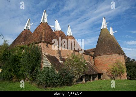 Ein Komplex von Häusern in Kent Stockfoto