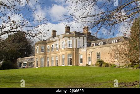 Hinter dem späten georgianischen Grade 2 gelisteten Upton House im Upton Country Park, erbaut von Christopher Spurrier 1816, Dorset UK Stockfoto