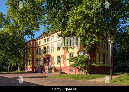 Barockes Schloss Hallenburg, ehemalige Residenz der Grafen von Schlitz, heute Landesmusikakademie, Altstadt, Schlitz, Vogelsberg, Hessen, Deutschland Stockfoto