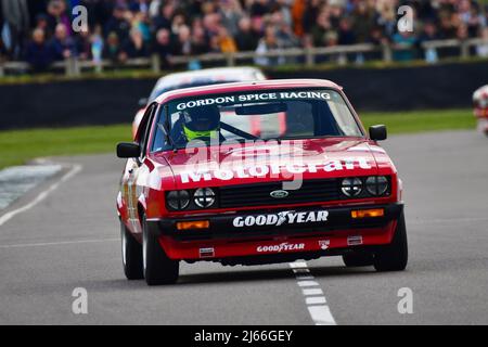 Mike Whitaker, Guy Smith, Ford Capri III 3 Liter S, Gerry Marshall Trophy, ein Rennen über 45 Minuten für zwei Fahrer mit einem obligatorischen Boxenstopp für Grou Stockfoto