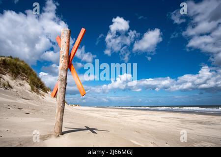 Impression von der Insel Borkum Stockfoto