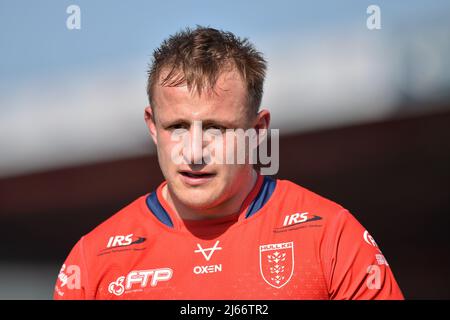 Kingston upon Hull, England -23.. April 2022 - Greg Richards (25) von Hull Kingston Rovers. Rugby League Betfred Super League Round 10 Hull Kingston Rovers vs Wakefield Trinity im Sewell Craven Park Stadium, Kingston upon Hull, UK Dean Williams Stockfoto