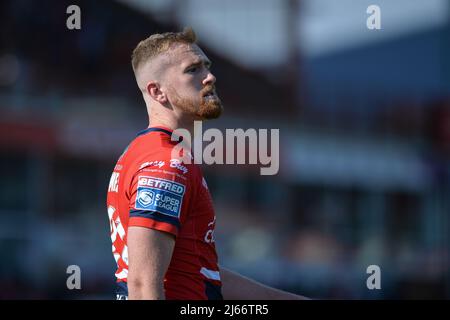 Kingston upon Hull, England -23. April 2022 - Rowan Milnes (21) von Hull Kingston Rovers. Rugby League Betfred Super League Round 10 Hull Kingston Rovers vs Wakefield Trinity im Sewell Craven Park Stadium, Kingston upon Hull, UK Dean Williams Stockfoto