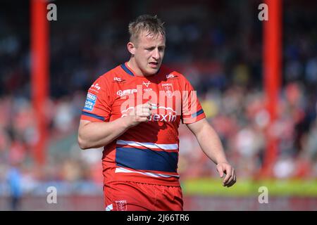 Kingston upon Hull, England -23.. April 2022 - Greg Richards (25) von Hull Kingston Rovers. Rugby League Betfred Super League Round 10 Hull Kingston Rovers vs Wakefield Trinity im Sewell Craven Park Stadium, Kingston upon Hull, UK Dean Williams Stockfoto