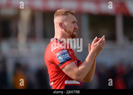 Kingston upon Hull, England -23. April 2022 - Rowan Milnes (21) von Hull Kingston Rovers. Rugby League Betfred Super League Round 10 Hull Kingston Rovers vs Wakefield Trinity im Sewell Craven Park Stadium, Kingston upon Hull, UK Dean Williams Stockfoto