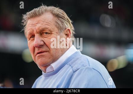Rotterdam, Niederlande. 28. April 2022. Rotterdam - Jan Boskamp während des Spiels zwischen Feyenoord und Olympique Marseille im Stadion Feijenoord De Kuip am 28. April 2022 in Rotterdam, Niederlande. (Box to Box Pictures/Tom Bode) Credit: Box to Box pictures/Alamy Live News Stockfoto