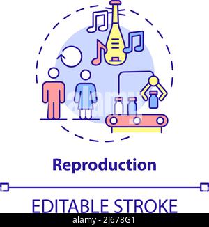 Symbol für das Reproduktionskonzept Stock Vektor