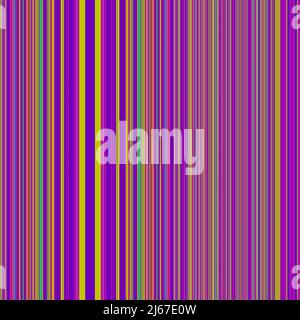 Nahtlose bunte Muster von vertikalen Linien, Textur für Wallpaper, PC-Hintergrund oder Stoff, Active Magenta, 1x1-Format Stockfoto