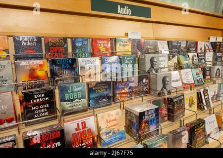 Barnes & Noble Booksellers Display, 2022, Nw York City, USA Stockfoto