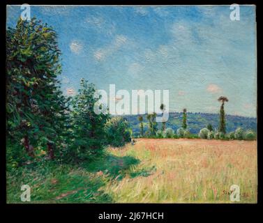 Sahurs Meadows in Morning Sun Alfred Sisley. 1894. Stockfoto