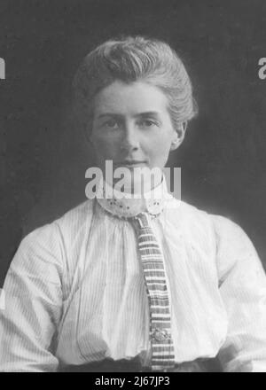 Edith Cavell - britische Krankenschwester feierte während des ersten Weltkrieges das Leben von Soldaten von beiden Seiten zu retten Stockfoto