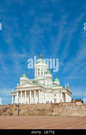 Kathedrale von Helsinki im Zentrum von Helsinki, Finnland Stockfoto