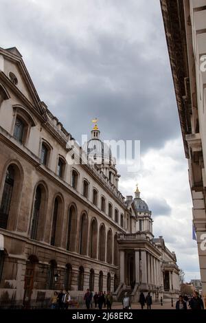 Greenwich Royal Naval College Lanes in London SE10, Großbritannien Stockfoto