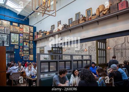 Old Brewery Pub und Restaurant in Greenwich, London, Großbritannien Stockfoto