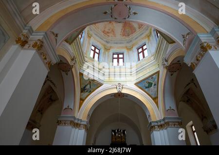 Kirche Sant'Anna von Corovigno Altstadt, Apulien (Apulien), Italien. Stockfoto