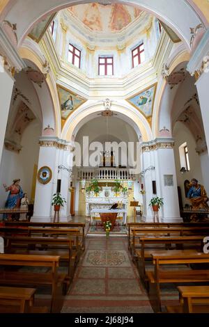 Kirche Sant'Anna von Corovigno Altstadt, Apulien (Apulien), Italien. Stockfoto