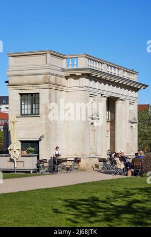 Der Herkulespavillonen-Pavillon in den Rosenborg Schlossgärten (Kongens Have); Kopenhagen, Dänemark Stockfoto