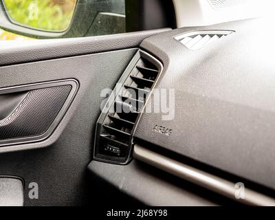 Lüftung im Auto in der Nähe Stockfotografie - Alamy