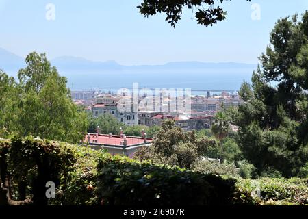 Napoli - Scorcio panoramico dal Real Bosco di Capodimonte Stockfoto