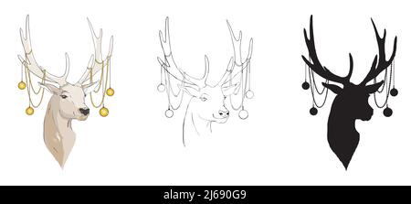 Setzen Sie Silhouetten, Linie isoliert oder Logo isoliert Zeichen Symbol Vektor, Kontur und Kontur Stil Sammlung von hochwertigen Vektor-Illustration, Stock Vektor