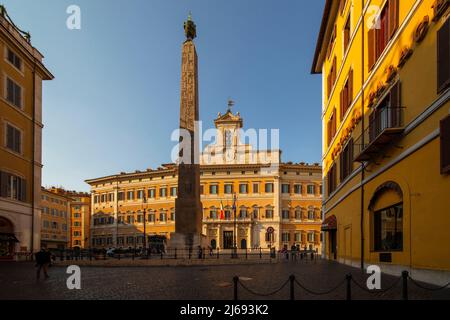 Palazzo Montecitorio, Rom, Latium, Italien Stockfoto