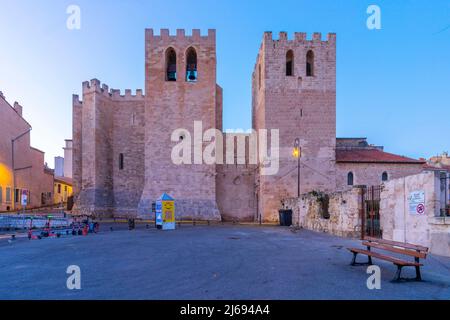 Abtei St. Victor, Marseille, Provence-Alpes-Cote d'Azur, Frankreich, Mittelmeer, Europa Stockfoto