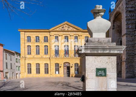 Rathaus, Saint-Maximin-la-Sainte-Baume, Provence-Alpes-Cote d'Azur, Frankreich, Europa Stockfoto