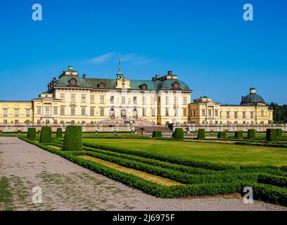 Schlossgarten Drottningholm, Stockholm, Provinz Stockholm, Schweden, Skandinavien Stockfoto